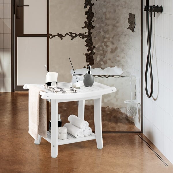 Brusestol, 60.96x34.29x48.26 cm, Hvid