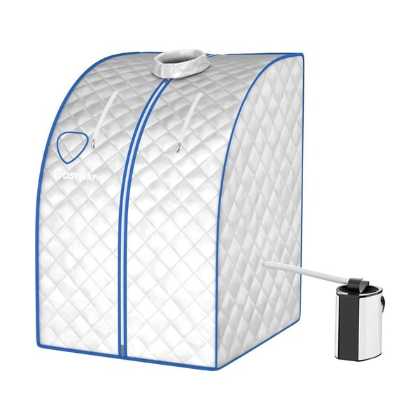 Transportabel Dampsauna, 78x87x100 cm, Sølv Transportabel Dampsauna, 78x87x100 cm, Sølv