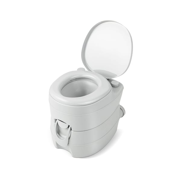 Transportabelt toilet, 10x8", Grå Transportabelt toilet, 10x8", Grå