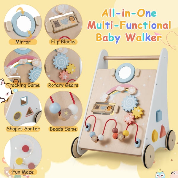 Baby Walker, 34×33×44 cm, Hvid