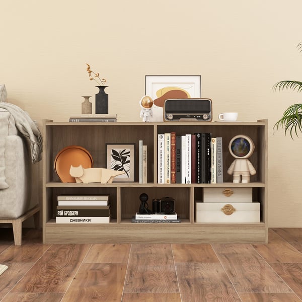 Kirjahylly, 111,8x30,5x61 cm, Beige
