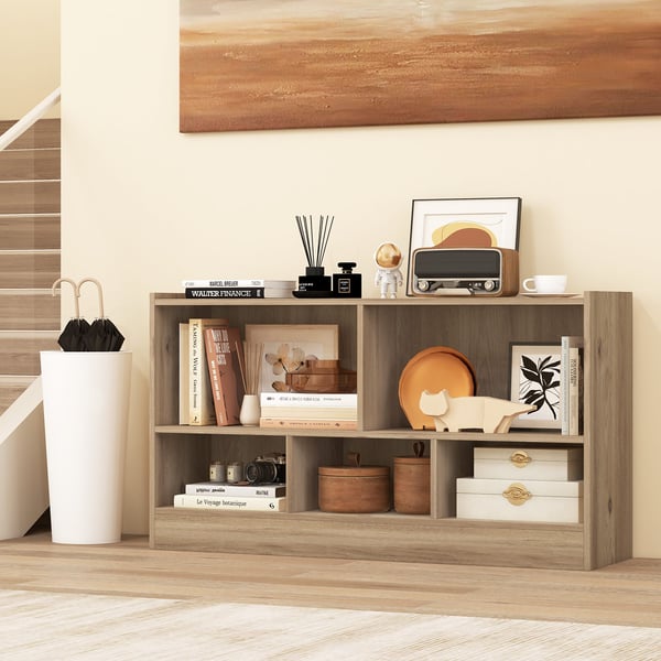 Kirjahylly, 111,8x30,5x61 cm, Beige