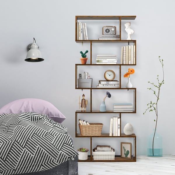 Kirjahylly, 80x23x191 cm - Materiaali: tekninen puu