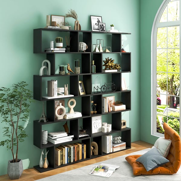 Bogreol, 80x23x191 cm - materiale: ingeniørtræ