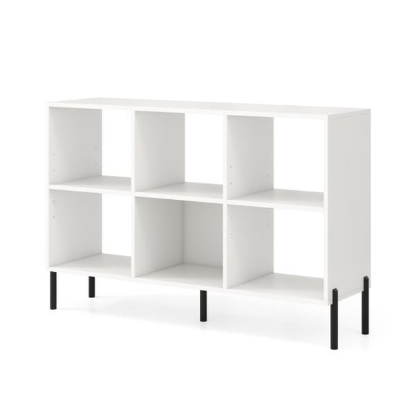 Bogreol, 120x35x80 cm, Hvid