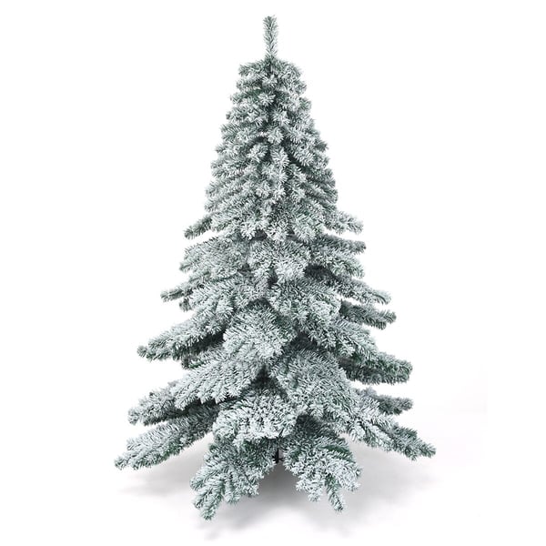 Kunstig juletræ, 183 cm, Grøn og Hvid
