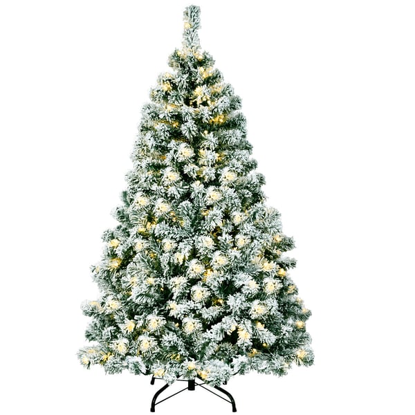 Kunstig juletræ, 135 cm, Frosted