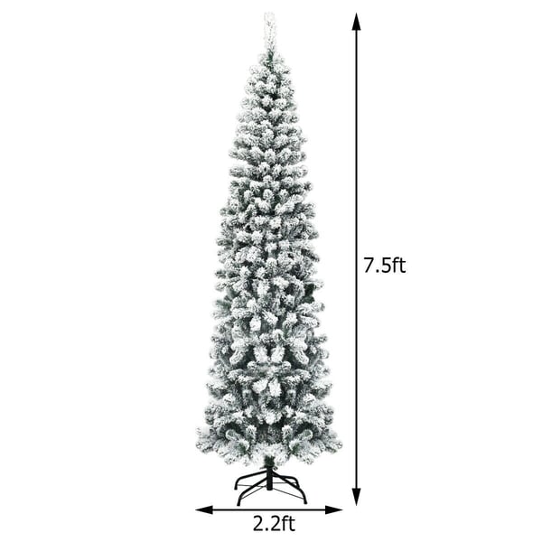 Joulukuusi, 1.8m/2.27m - Materiaali: PVC + metalli