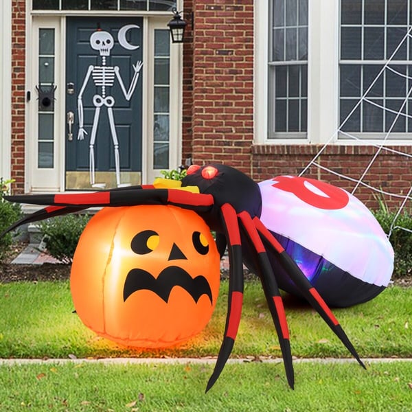 Oppustelig Halloween dekoration, 150x140x55 cm, Multifarvet