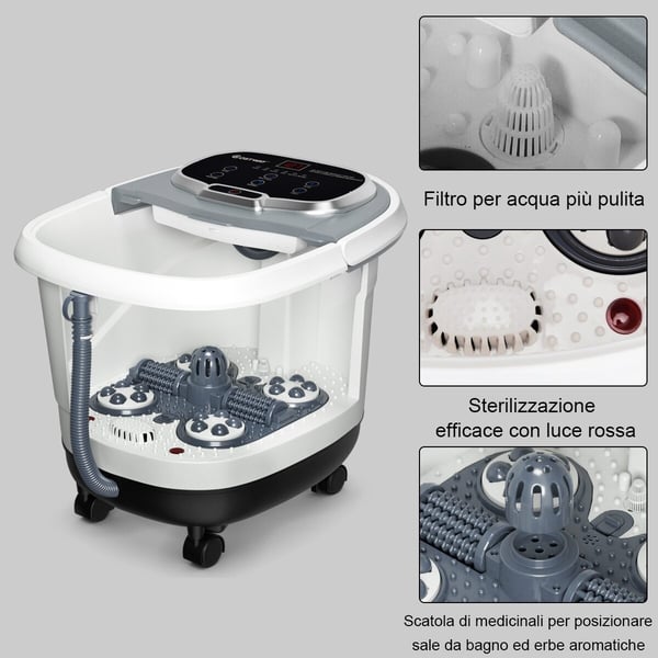 Fodmassageapparat, 500W Infrarød Shiatsu