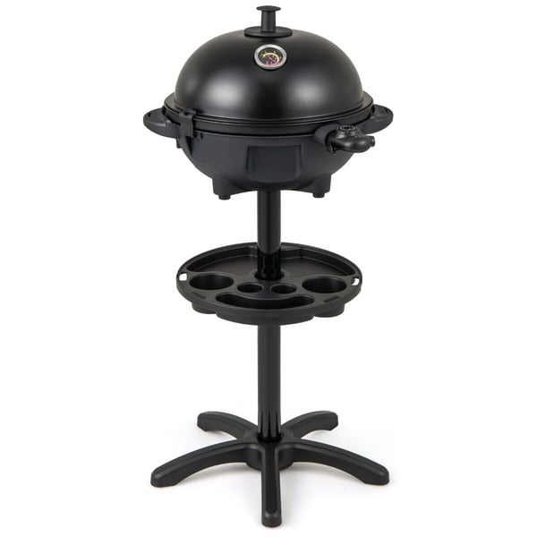 Elektrisk grill, 63x100 cm, Sort