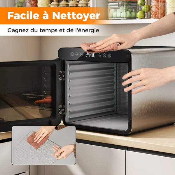 Mad dehydrator, 34x40.5x32 cm, Sølv