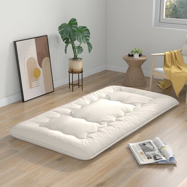 Futon madras, 200x90x10 cm, Beige