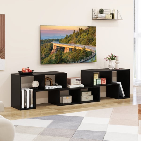 TV bord, 67×30×43 cm, Sort