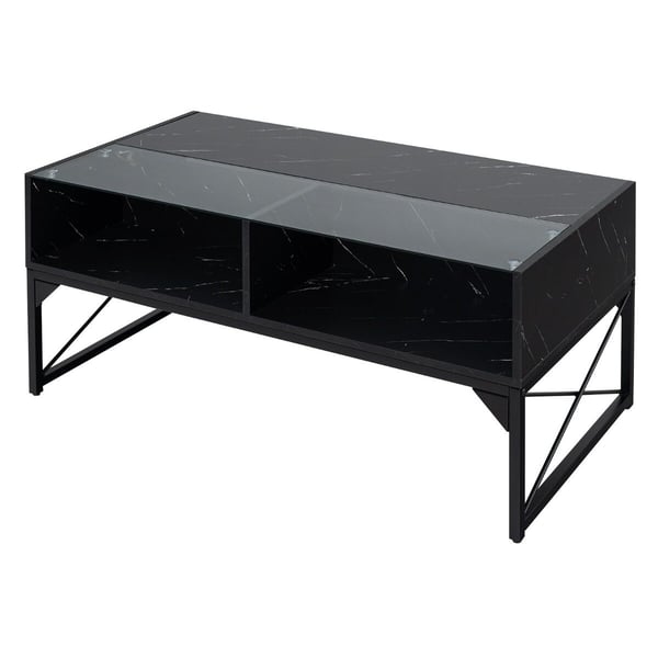 Keskuslauta, 105×55×50 cm, Musta