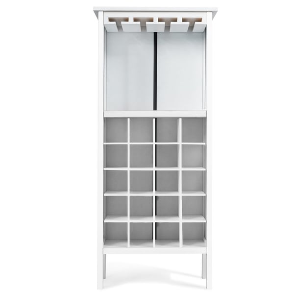 Vinskab, 42×24×97 cm, Sort