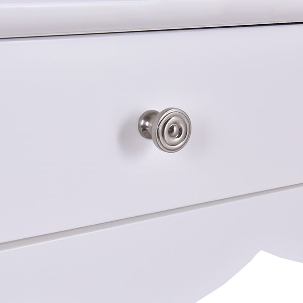 Side sofabord, 100×32×75 cm, hvid