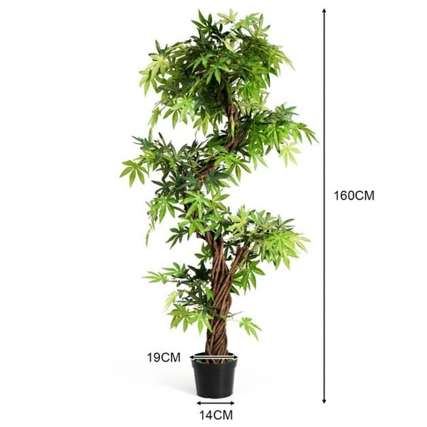Tekonurmi, 152 cm Keel Red VineGreen-lehdet, vihreä