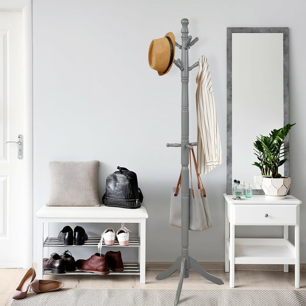 Vaateripustin, 50×50×138 cm/69, Harmaa