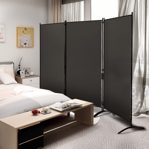 Rumsdeler, 260x183 cm, Grå