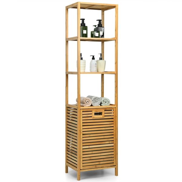 Kurvorganisator, 16x13x63 cm, Naturfarvet