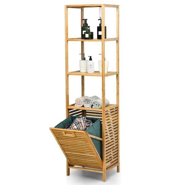 Kurvorganisator, 16x13x63 cm, Naturfarvet