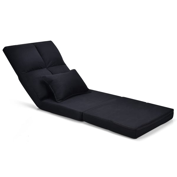 Sovesofa, 61x72x61 cm, 180x61x11 cm, Sort