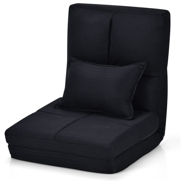 Sovesofa, 61x72x61 cm, 180x61x11 cm, Sort