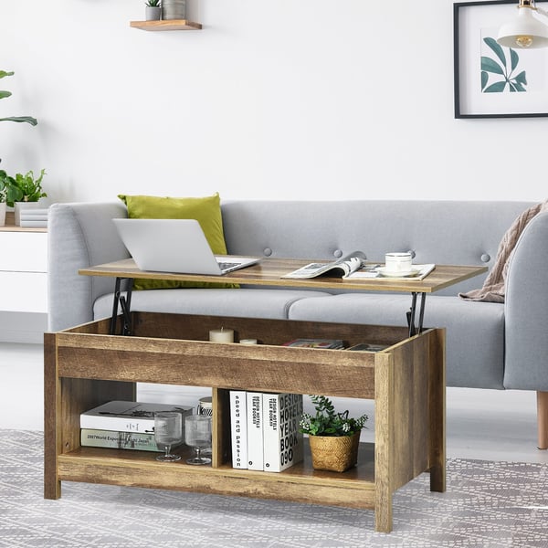 Kahvipöytä, 109×48×51 cm, Luonnonvärinen