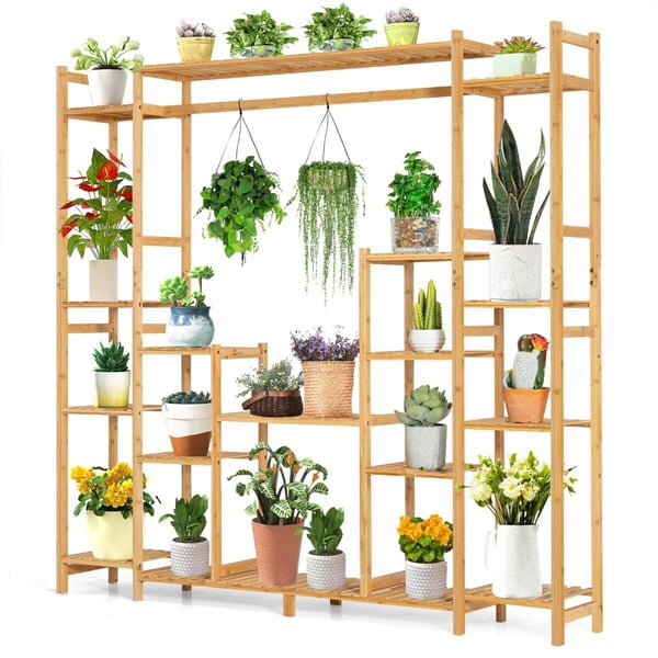 Plantestativ, 66x12x65,5 cm, Natur