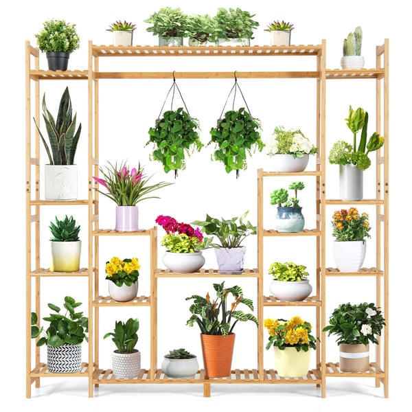 Plantestativ, 66x12x65,5 cm, Natur
