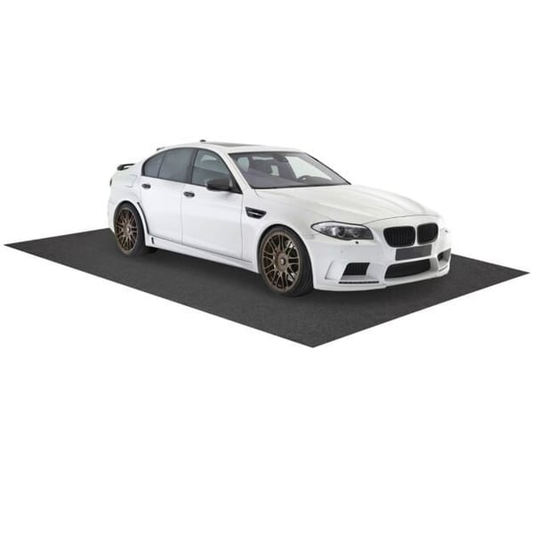 Garage Gulvmatte, 252,5x221 cm, Grå