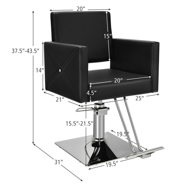 Parturituoli, 64.5x86x95-110 cm, Musta