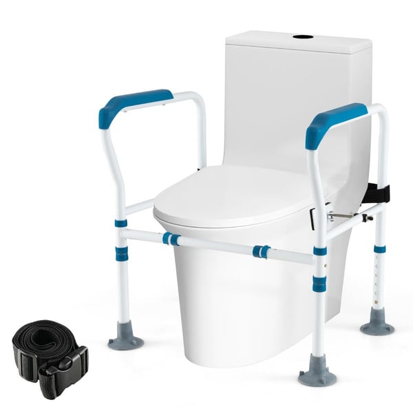 Toiletsikkerhedsstang, 157×170 cmcm x 50×165×196 cmcm, Blå