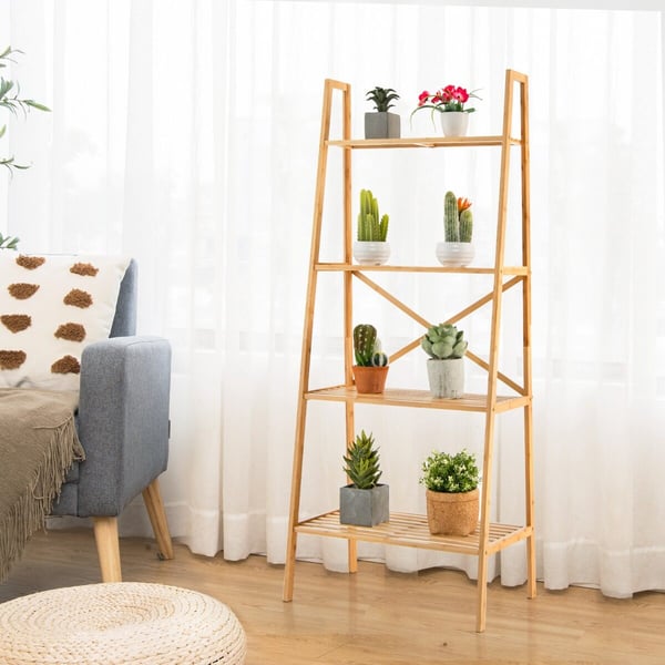 Bambus Stigereol, 61×36×147 cm, Naturlig