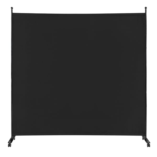 Rumsdeler, 73x12x73 cm, Sort/Hvid/Brun