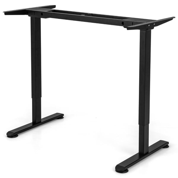 Skrivebordsstativ, 109-151x59x70-120 cm, Sort
