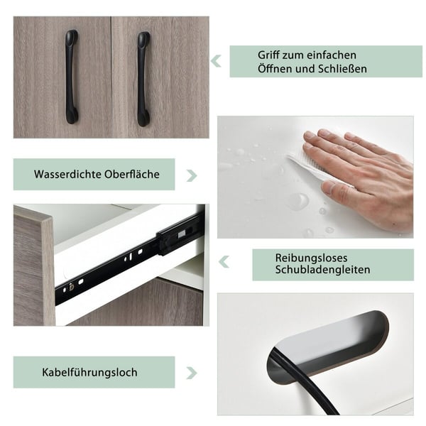 Säilytyskaappi, 60x40x180 cm, Valkoinen
