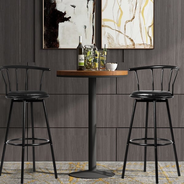 Baarituolit, 55x56x101.5 cm, Musta Baarituolit, 55x56x101.5 cm, Musta