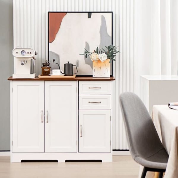 Sivupöytä, 100x40x78 cm, Valkoinen