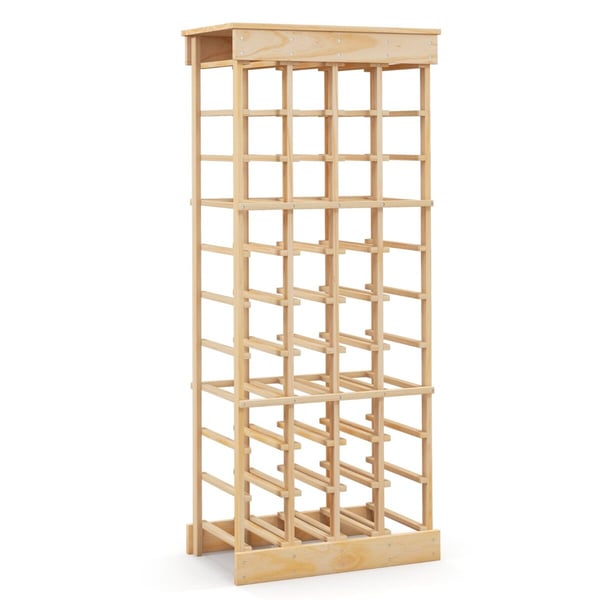 Vinskab, 47x28x113 cm, Natur Vinskab, 47x28x113 cm, Natur