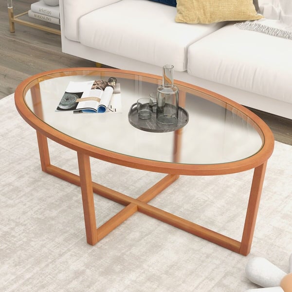 Kaffebord, 118x71.5x47.5 cm, Brun