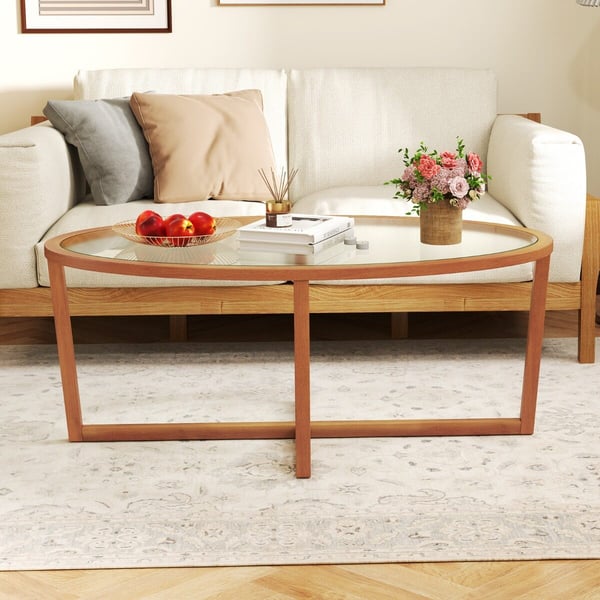 Kaffebord, 118x71.5x47.5 cm, Brun