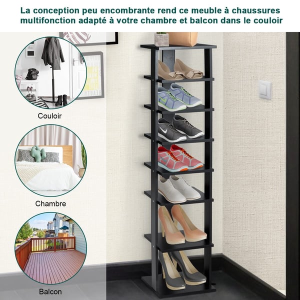 Skoopbevaring, 27,5x26,5x110 cm, Sort Skoopbevaring, 27,5x26,5x110 cm, Sort