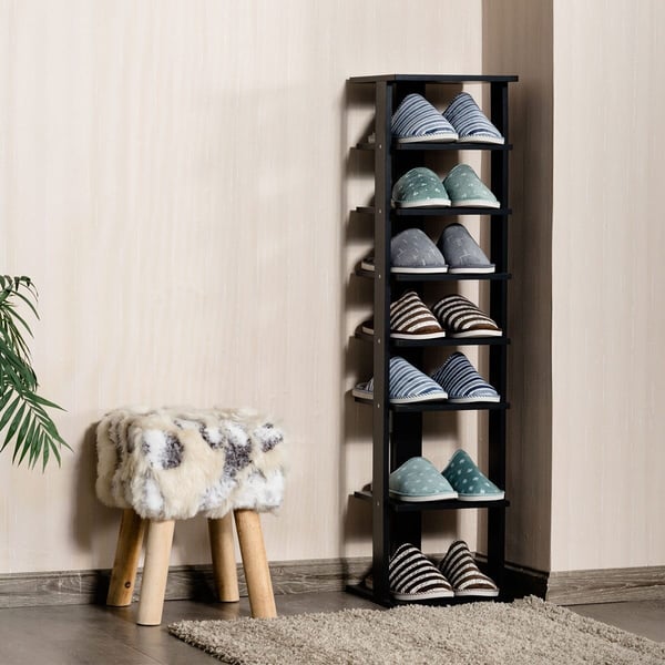 Skoopbevaring, 27,5x26,5x110 cm, Sort