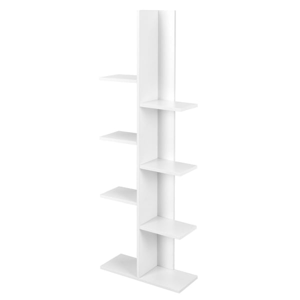 Bogreol, 50x20x141 cm, Hvid