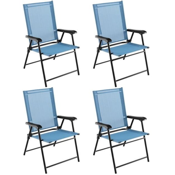 Taitettavat puutarhatuolit, 60x65x93 cm, Sininen