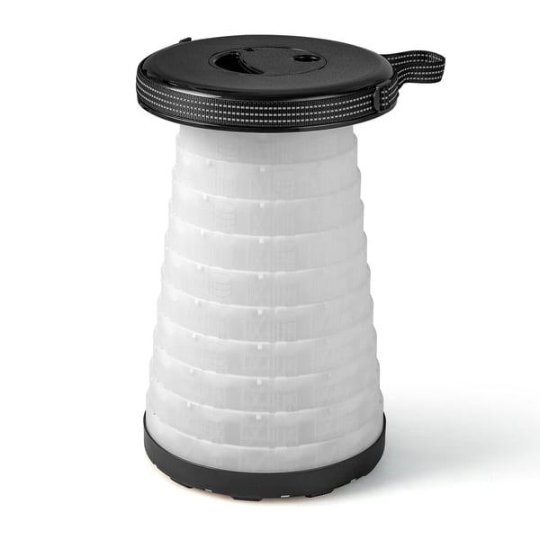 Camping Bord Skammel Sæt, 74×41×56 cm, Sort