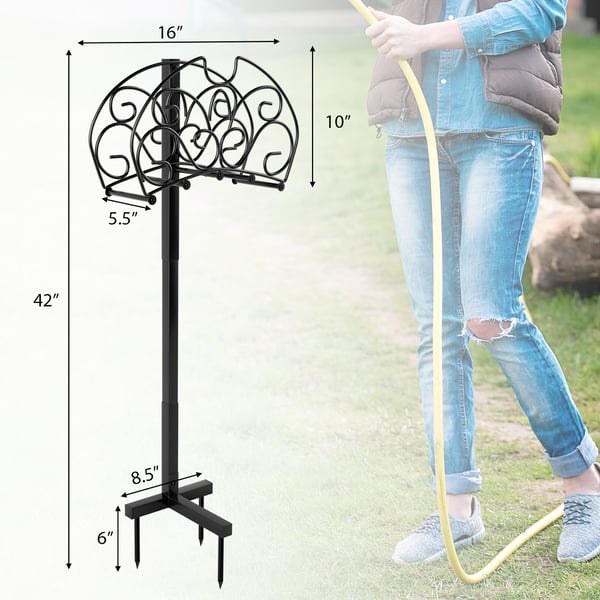 Slangeholder, 41×18×107 cm, Sort