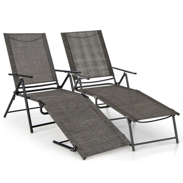 Ulkoiluistuimet, taitettavat, 61-189×64×65 cm-40 tuumaa, kahvi